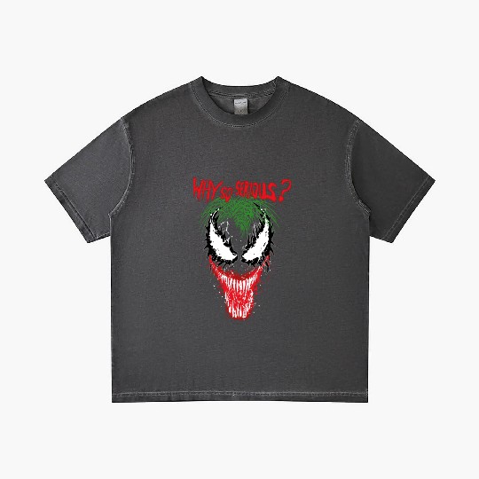 The V.e.n.o.m Joker Symbiosis Why So Serious? Gradient T Shirts