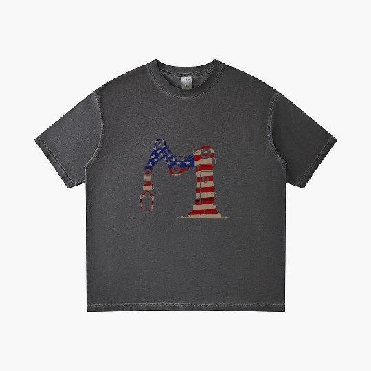 Robot Robotics Engineer American Gradient T Shirts