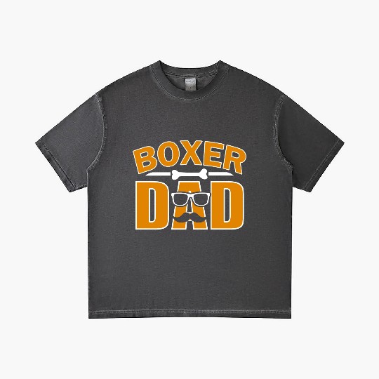 Boxer dad for dad dog lover Gradient T Shirts
