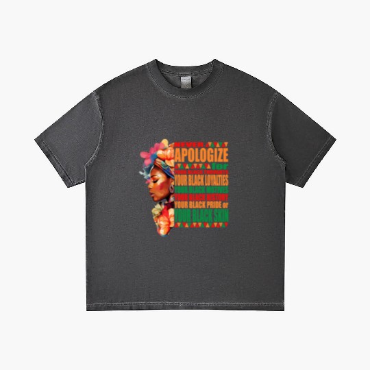 Black History: I Love My Black Color Never Apologi Gradient T Shirts