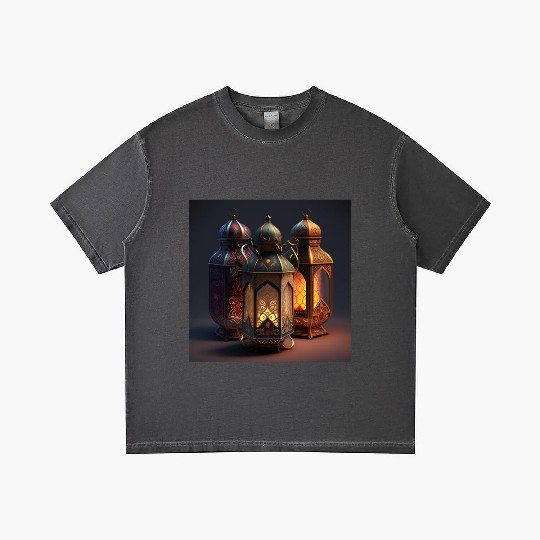 Ramadan lanterns hyper realistic hyper details Gradient T Shirts