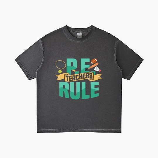 P.E. Teachers Rule Physical Education School Gradient T Shirts