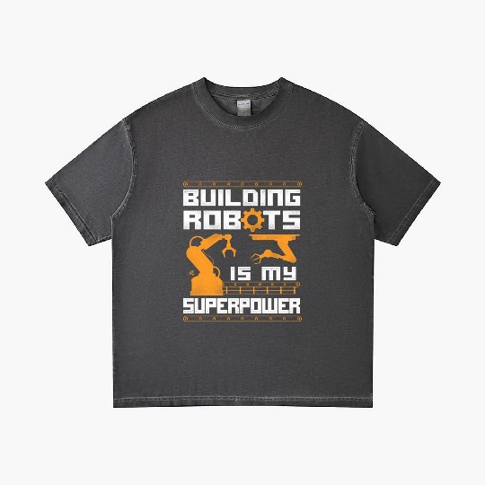 Robot Robotics Engineer Vintage Gradient T Shirts