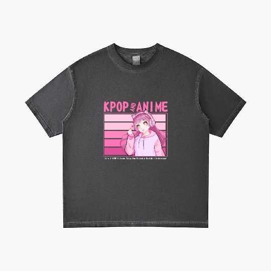 It's A Kpop And Anime Thing Cute Manga Girl Gradient T Shirts