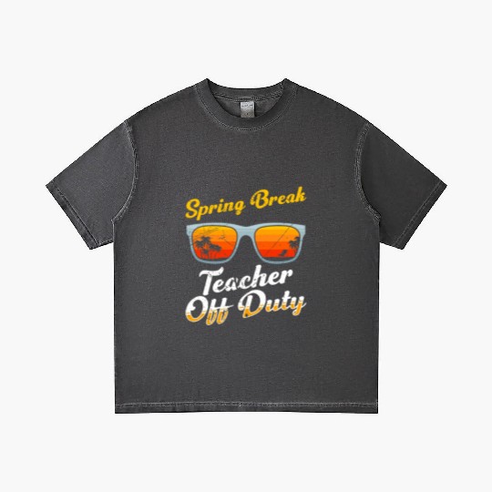 Spring break teacher off duty vacation teacher Gradient T Shirts