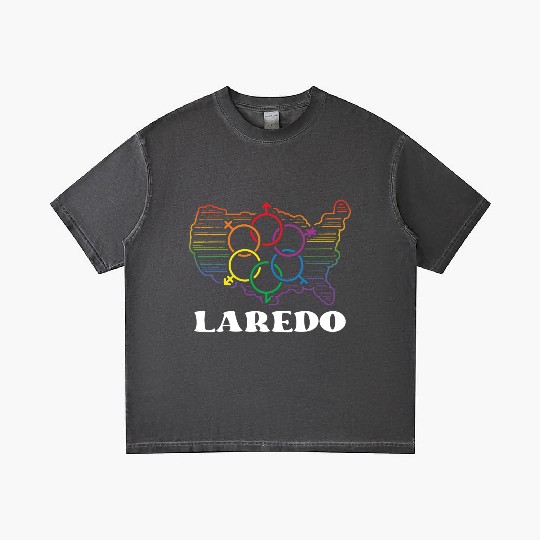 Laredo Pride Month Pride Flag LGBT Community LGBTQ Gradient T Shirts