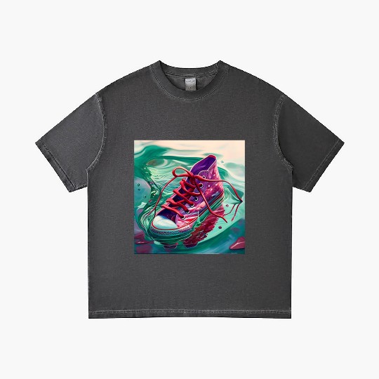 One purple running shoe Gradient T Shirts