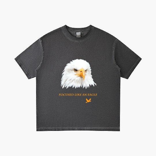 Bald Eagle Gift Idea Focussed like an Eagle Photo Gradient T Shirts