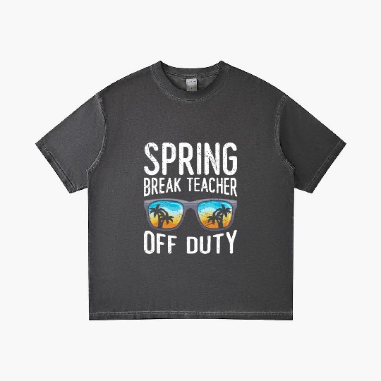 Spring break teacher off duty vacation teacher Gradient T Shirts