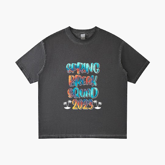 Spring Break Squad Summer Vacation Spring Break Gradient T Shirts