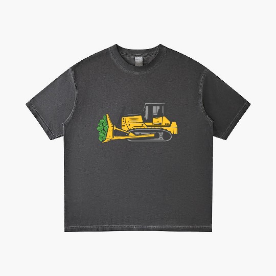 St. Patrick's Day Irish Boys Shamrock Excavator Gradient T Shirts