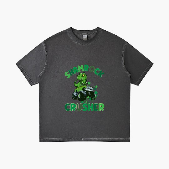 St. Patrick's T. rex Monster Truck The Shamrock Gradient T Shirts