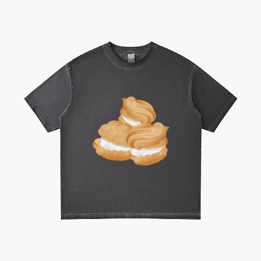 Illustration of three stuffed cream puffs Gradient T Shirts