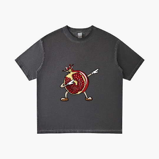 Funny Dabbing Pomegranate Lover Fruit Love Gradient T Shirts