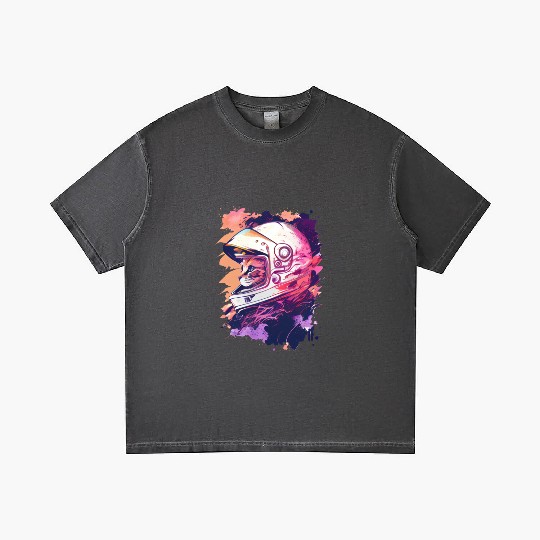 Aesthetic Vaporwave Space Cat 80s 90s Astronaut Gradient T Shirts