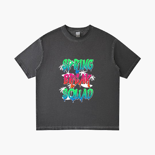 Spring Break Squad Summer Vacation Spring Break Gradient T Shirts