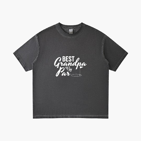 Best Grandpa By Par Father's Day Golf Grandad Golf Gradient T Shirts