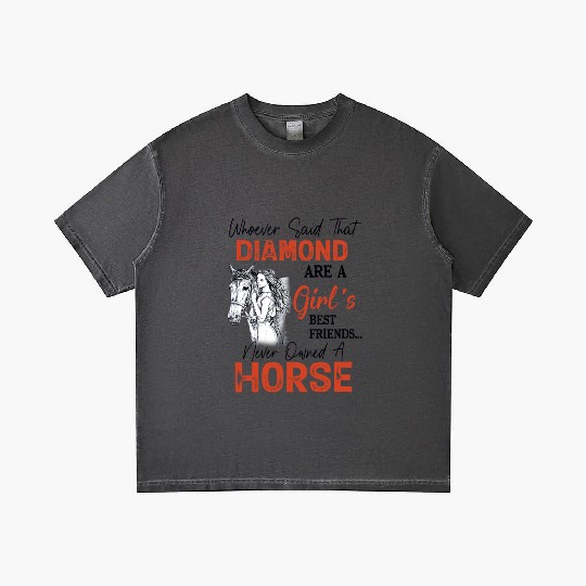 Best Friends Never Owned A Horse Gradient T Shirts