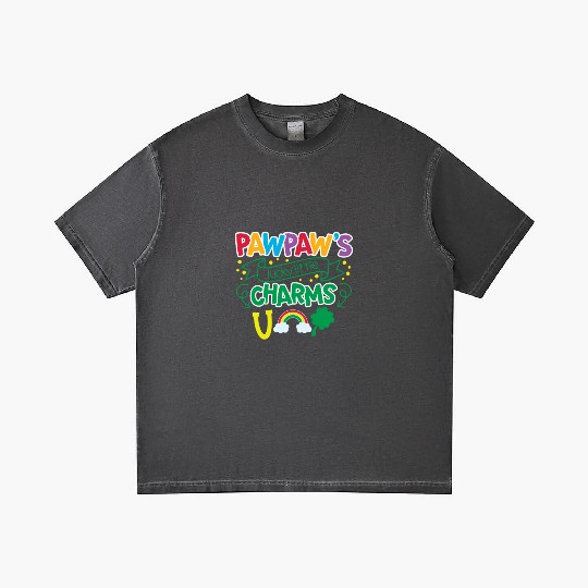 Pawpaw's Lucky Little Charms Clover Shamrock Gradient T Shirts