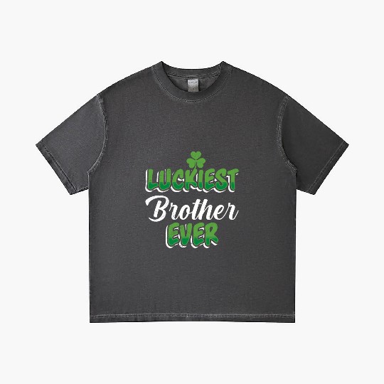 St. Patrick's Day saying Luckiest Brother ever Gradient T Shirts