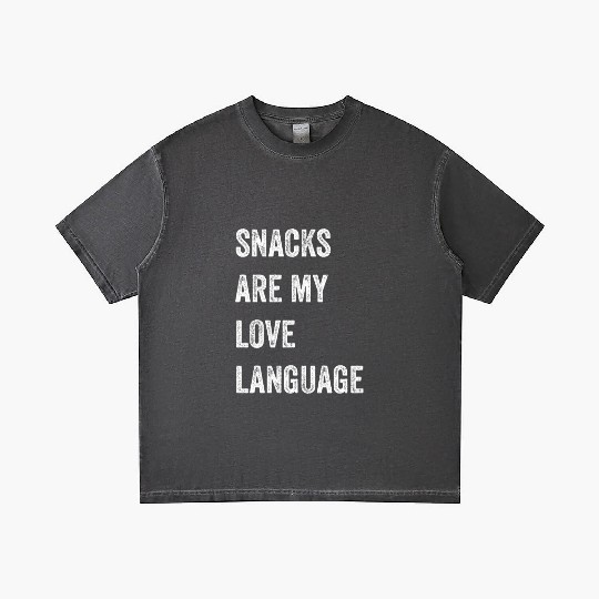 Snacks Are My Love Language Gradient T Shirts
