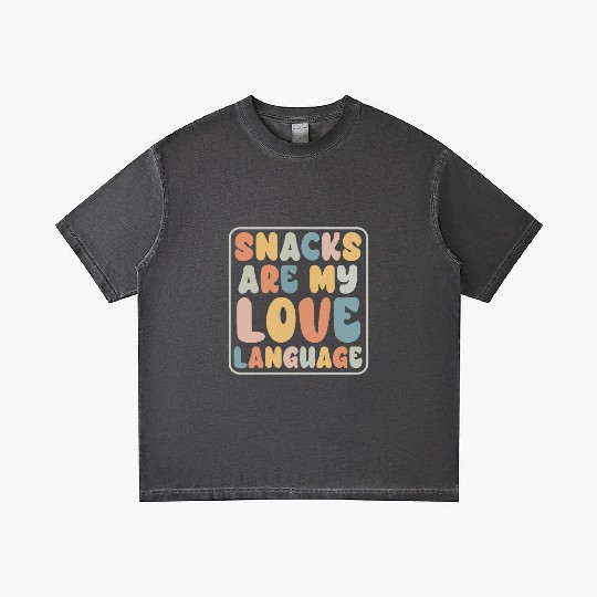 Snacks Are My Love Language Gradient T Shirts