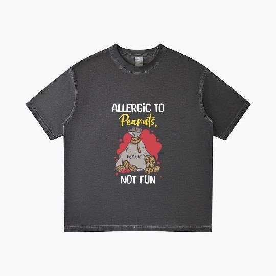 Allergic To Peanuts Not Fun Peanut Allergic Gradient T Shirts