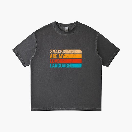 Snacks Are My Love Language Gradient T Shirts