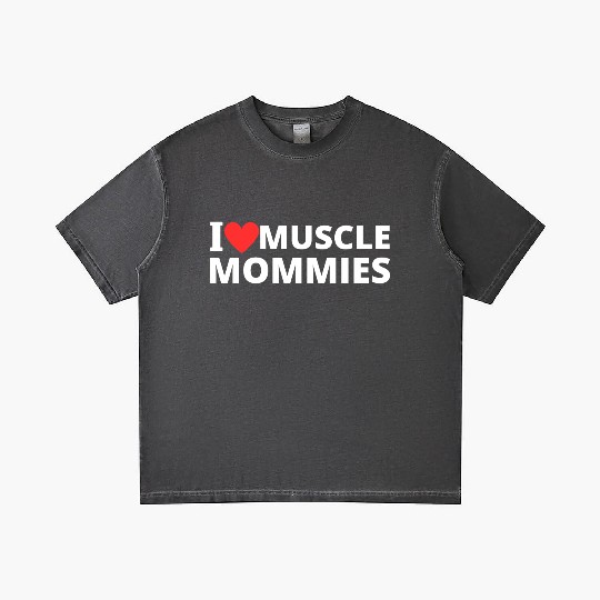 i love muscle mommies Gradient T Shirts