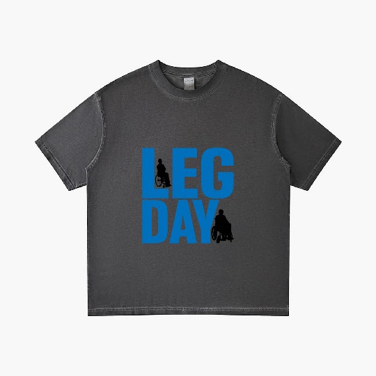 Leg Day Handicapped Wheelchair 24 Gradient T Shirts