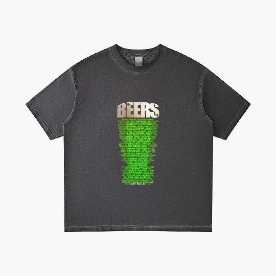 Types of beer edition St Patrick's day Gradient T Shirts