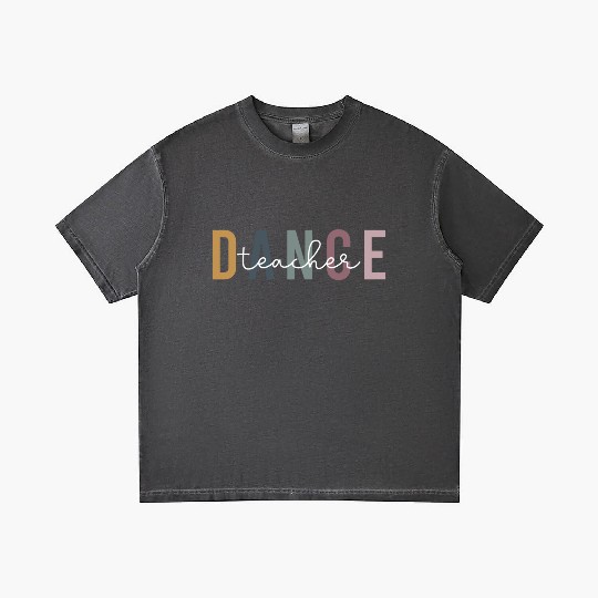 Dance Teacher Retro Gradient T Shirts Ballet Dance