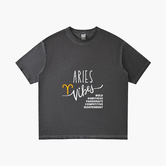 Aries: Embrace Your Fearless and Bold Nature Gradient T Shirts