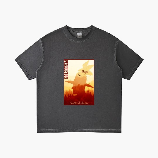 Pendleton Oregon wild west town Gradient T Shirts