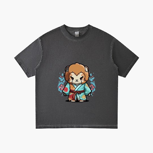 Lion kimono Gradient T Shirts