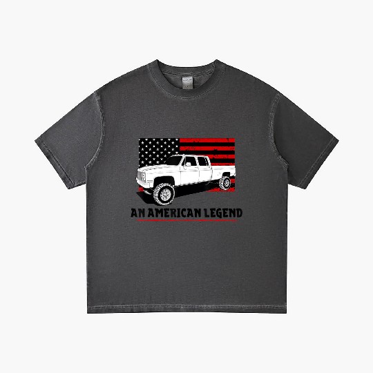 Lifted Square body truck American muscle Gradient T Shirts 4x4