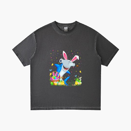 Shark Fish Easter Egg Hunting Hammerhead Shark Eas Gradient T Shirts
