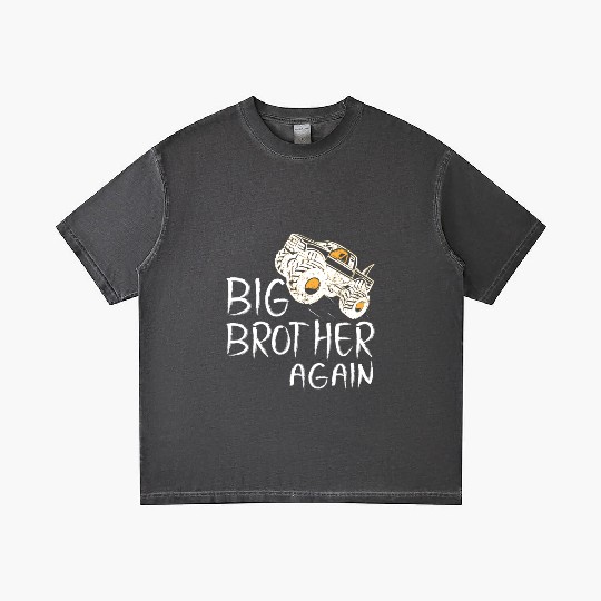 Big Brother Gradient T Shirts Monster Truck for Boys Youth