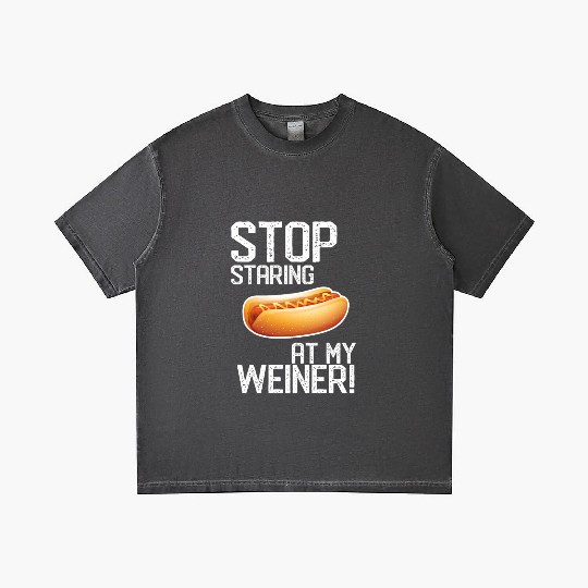Stop Staring At My Weiner! Cool Hotdog Puppy Lover Gradient T Shirts