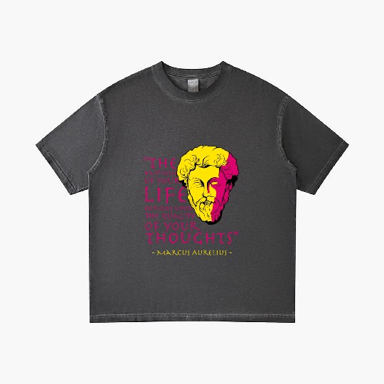 Marcus Aurelius Stoic Philosophy Quote Gradient T Shirts