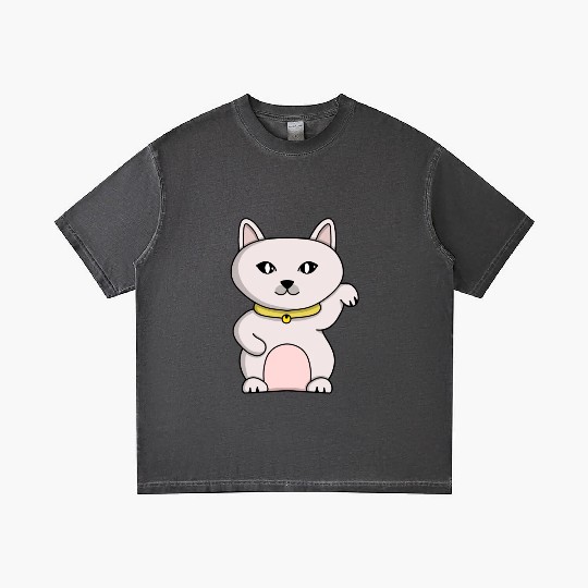 Magic Lucky Cat Gradient T Shirts