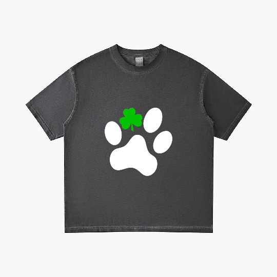 Dog St. Patrick's Day Shamrock Dog Gradient T Shirts