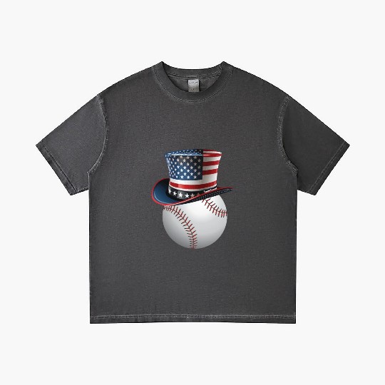 Patriotic America USA Flag 4th Of July Baseball Gradient T Shirts