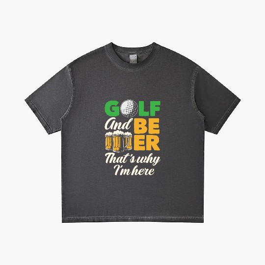 Golf Beer Gradient T Shirts