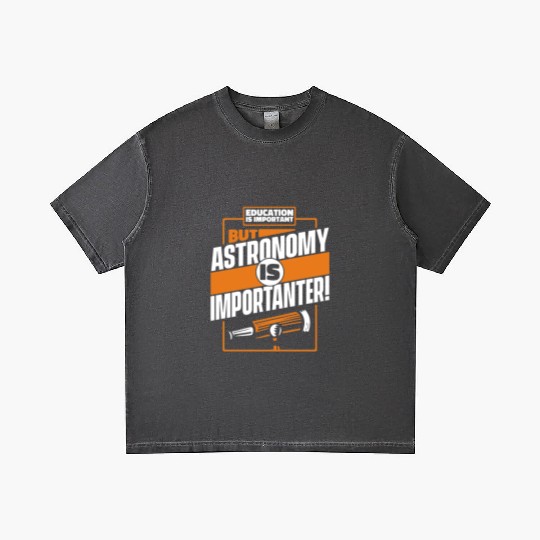 Education Is Important But Astronomy Is Gradient T Shirts