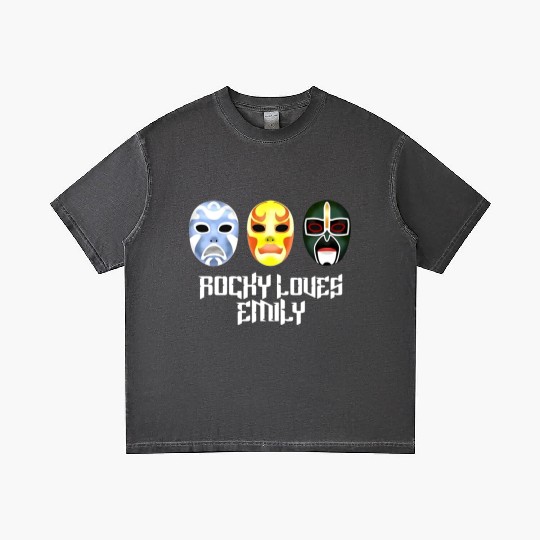 Rocky Loves Emily Funny Gradient T Shirts