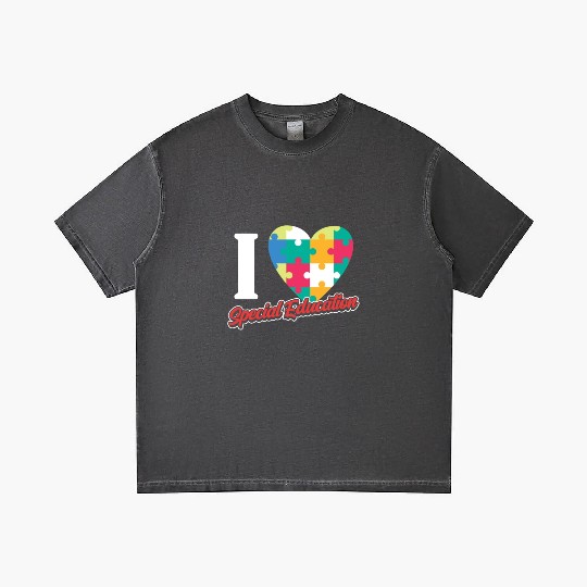 I Love Special Education Sped Teacher Awareness Gradient T Shirts