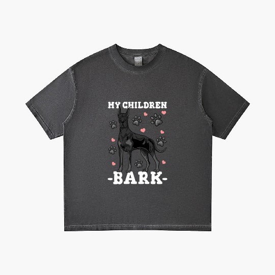 Great Dane Dog Dad Mom Gradient T Shirts