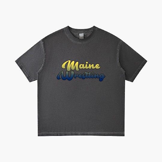 Maine Wrestling Gradient T Shirts