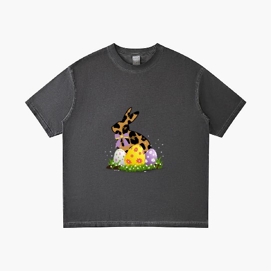 Easter Bunny Leopard Easter egg Rabbit Easter Day Gradient T Shirts